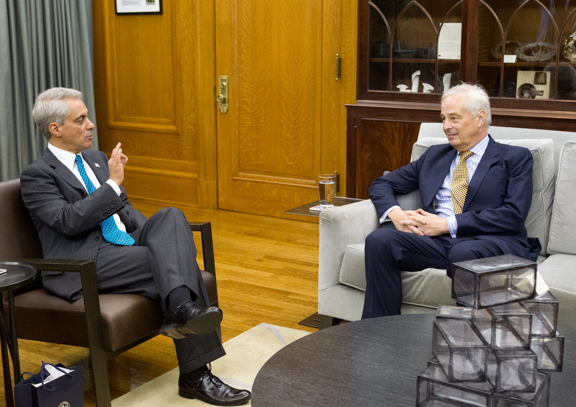 Mayor Emanuel Welcomes Rudolf Bekink, Dutch Ambassador to the United States